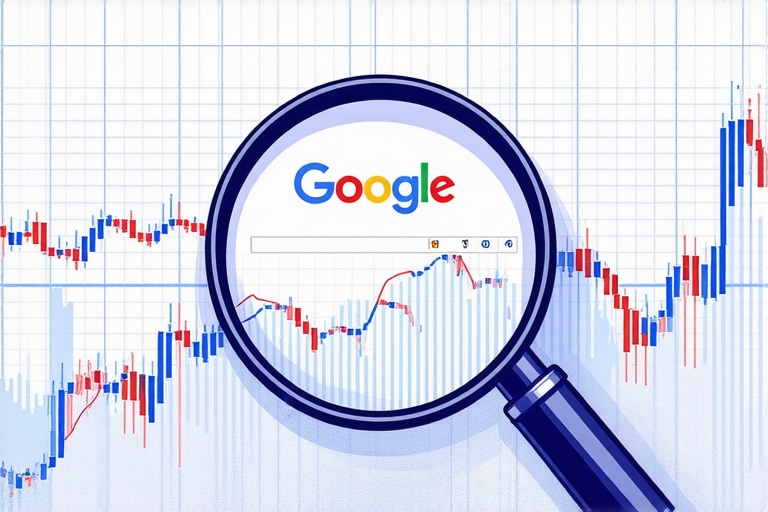 Illustration of SEO growth and Google ranking